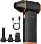 WOLFBOX MegaFlow 50 Compressed Air Duster-110000RPM Super Power Electric Air Duster, 3-Gear Adjustable Mini Blower with Fast Charging, Dust Blower for Computer, Keyboard, House, Outdoor and Car