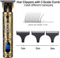 Suttik Hair Clippers for Men, Professional Hair & Beard Trimmer for Men, Mustache Trimmer T-Blade Hair Liner Edgers, Gold Knight Close-Cutting Trimmers